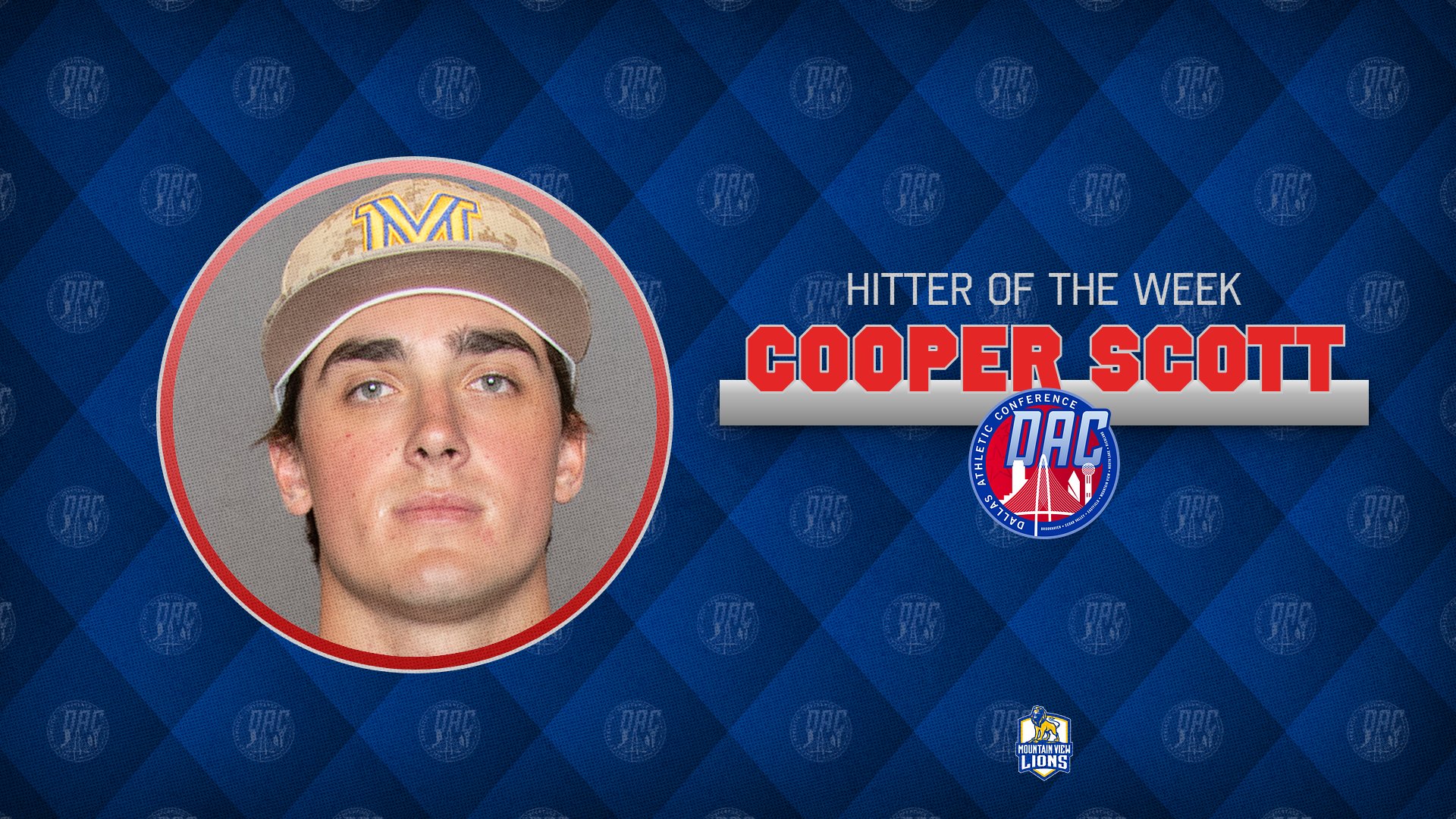 Scott Selected as DAC Hitter of Week